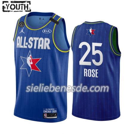 Kinder NBA Detroit Pistons Trikot Derrick Rose 25 2020 All-Star Jordan Brand Blau Swingman